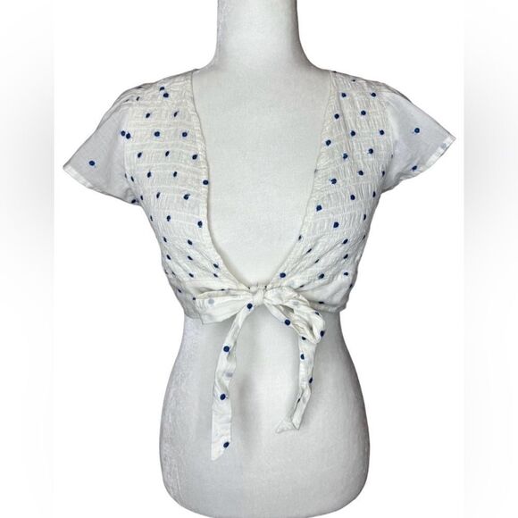 American Eagle 🦅 Tie front crop top size Small - Picture 1 of 7